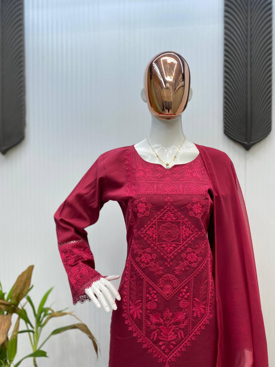 Elegant Roman Silk Suit Ensemble