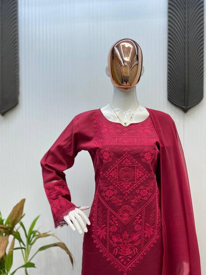 Elegant Roman Silk Suit Ensemble