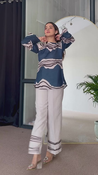 Abstract print Co-Ord set